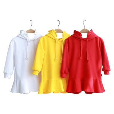 China Sustainable New Children's Clothing Cotton Sweater Baby Dress Baby's Long Sleeve Hoodie Pullover for sale