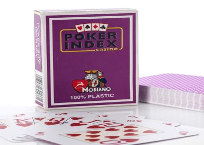 China Plastic Modiano Poker Index Marked Poker Cards For Casino Games for sale