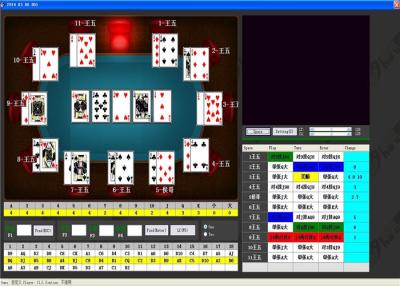 中国 テキサスホールデムの非マーク付きカードを読むためのごまかす火かき棒ソフトウェア 販売のため