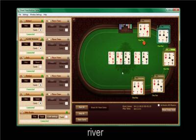 中国 最もよい勝者手を報告するための半二重操作のテキサスホールデムの火かき棒ソフトウェア 販売のため