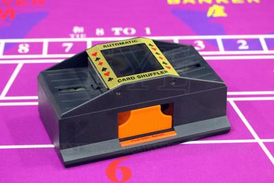 China Plastic 2 Deck Automatic Card Shuffler With One Camera For Baccarat Cheating for sale