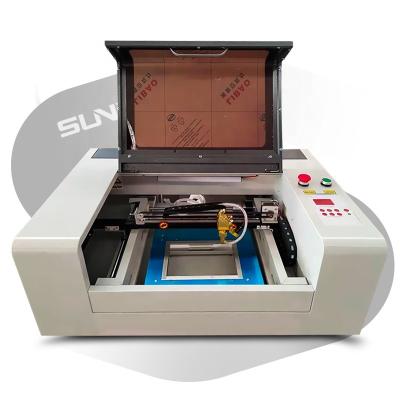 China CO2 Printer 40W USB DIY Laser Engraver Cutter Water Cooled CNC Engraving Cutting Machine Mini Laser Engraving Machine For Paper Cutting for sale