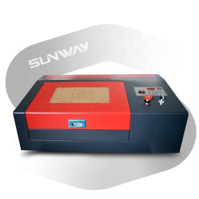 China 40W 50W SW-3020 Mini Laser Engraving Machine Engraving Water Cooled Seal and Other Non-Metal Materials for sale