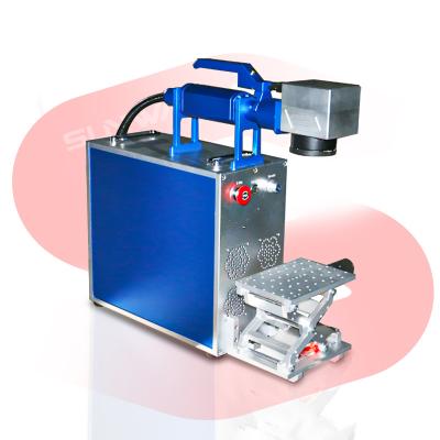 China 20w 30w 50w Fiber Laser Marking Machine Small Handheld Air Cooled Handheld Metal Laser Engraving Machine for sale