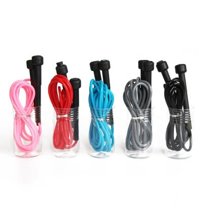 China 9FT Plastic Jump Rope With Promotional Logo Kids Speed ​​Rope Fitness Jump Rope Plastic Tube Customized for sale