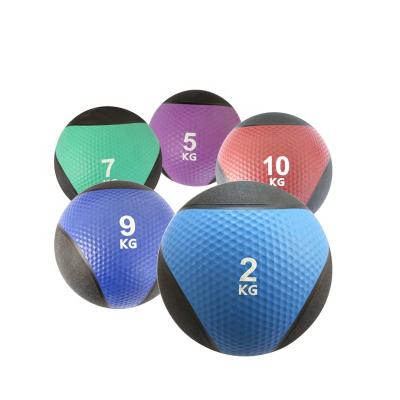 China Bodybuilding Fitness Medicine Ball Rubber Gravity Ball Waist Abdomen Training for sale