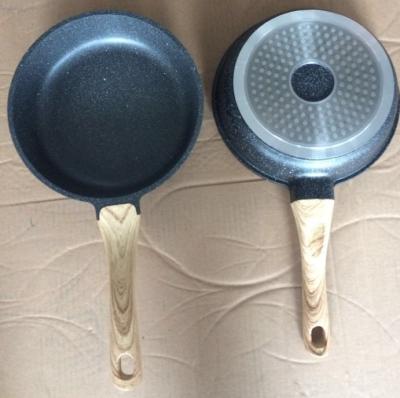 China Traditional Granite Cast Aluminum Non-Stick Frying Pan For Home Use for sale