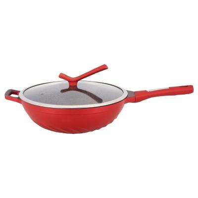 China Hot Selling CLASSIC Non Stick To Saute Pan Cast Aluminum WOK for sale