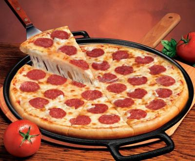 China Viable 32/34/36cm Cast Aluminum Round Non-Stick Pizza Pan Baking Tray for Kitchen for sale