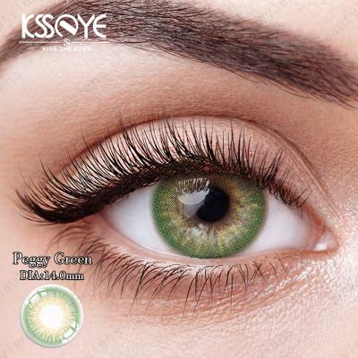 China Eyes Color Contact Lenses With Diopters 1pair Natural Blue Beautiful Grey Te koop