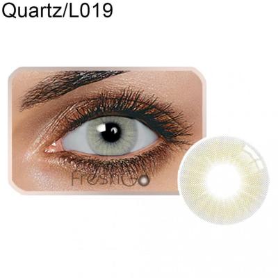 China Hidrocor Quartz Prescription Colored Contact Lenses Brown Colored Lady for sale