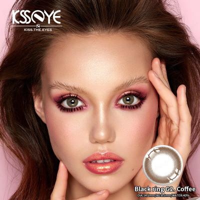 China De echte Gekleurde Natuurlijke Hazel Contact Lenses Cosplay For Bruine Ogen van Quartzo Te koop