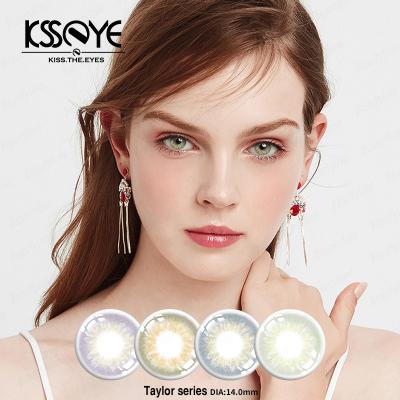 Cina Correzione colorata più naturale 14mm di KSSEYE Grey Blue Contact Lenses For in vendita