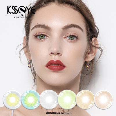 Cina Occhio annuale eliminabile 14.2mm di Aurora Natural Color Contact Lens in vendita