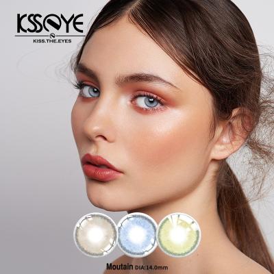 China Lente de contacto natural suave del color del ojo del OEM 1 año para la miopía en venta