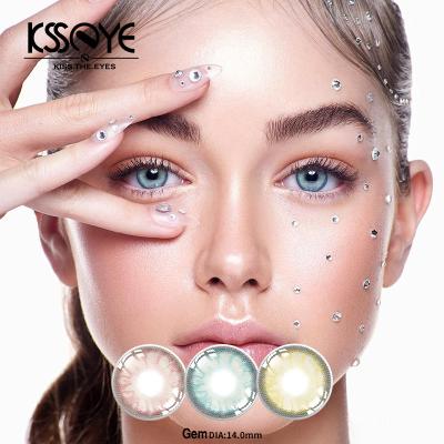 Chine La plupart des contacts naturels de Gem Contact Lens Toric Colored pour les yeux foncés 14.0mm à vendre