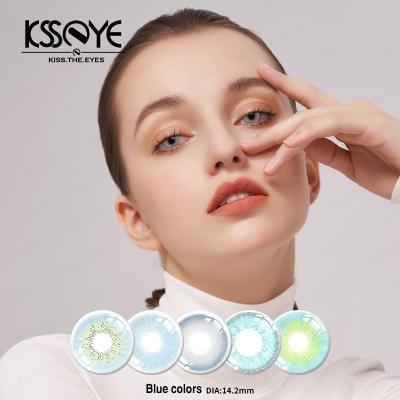 China Realistische blaue Aqua Colored Contacts For Brown Augen Soems zu verkaufen