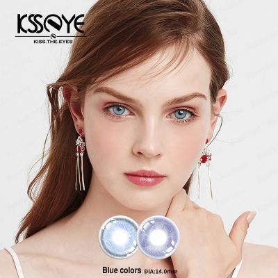 China Kundenspezifische kosmetische Verordnung Husky Blue Eye Contact Lenses zu verkaufen