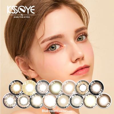 Cina Lente di contatti oculari marrone chiaro del ODM di KSSEYE Hazel Colored Contacts BL10 in vendita