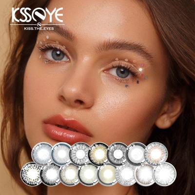 China Prescripción coloreada natural 14m m de Grey Contact Lens Circle Lenses del ojo de KSSEYE no en venta