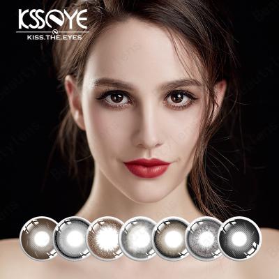 China ISO13485 Coloured Limbal Ring Natural Black Contacts Yearly for sale