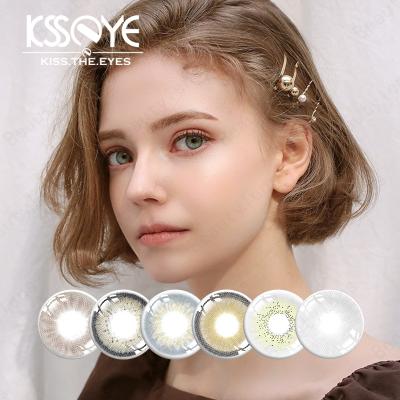 Cina Ardesia annuale Gray Disposable Colored Contacts Lenses per gli occhi in vendita