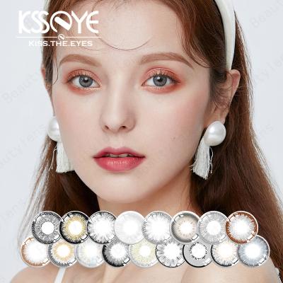 China 14.2mm Magische Himalayagebergte Gray Contact Lens Halloween Prescription Contacten Te koop