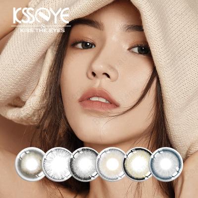 China ISO13485 14.2mm niet Voorschriftmunt Gray Contact Lens For Costume Cosplay Te koop