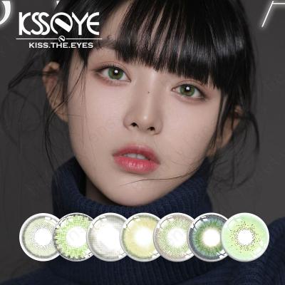 China Realistische natürliche farbige Kiwi Green Contact Lens Non-Verordnung 14,2 zu verkaufen