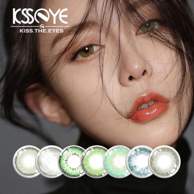 China Bequeme wiederverwendbare Iris Green Contacts Coloured Lenses mit Energie zu verkaufen