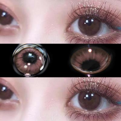 China Customized Your Owner Brand Eyes Soft Contacts Lenses 14.2mm Yearly for sale