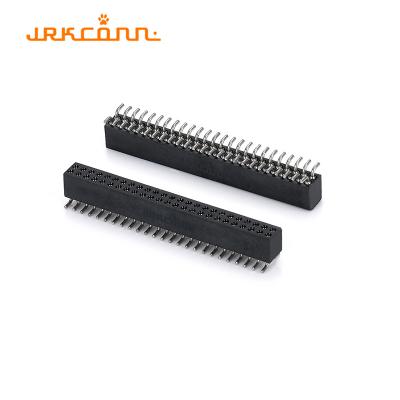 China Smd PPS Pin Header 1.27 Mm Pitch Female Pin Header Strip Double Rows Female Header for sale