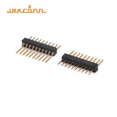 China Machined 2.0 Mm Thread Pitch Header SMT Type Male Header Connector Single Row for sale