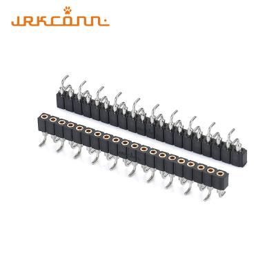 China Female Header Smt 2.54mm Pitch 1x20 Pin Vertical Type Female To Female Pin Header for sale