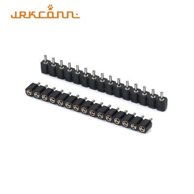 China 180Degree Single Row Machined Female Header Brass Terminals Female Header Socket for sale