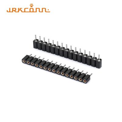 China Vertical Round Female Pin Machined Femle Header Connector Female Socket 1 - 40 Pin for sale