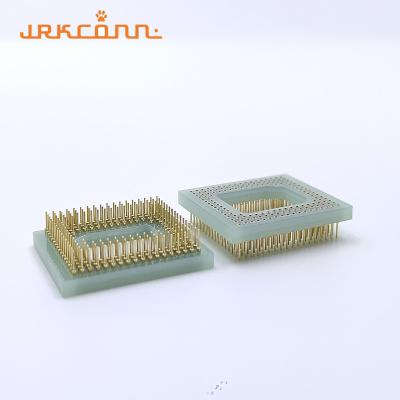 China 1.27mm Pitch Socket Adapter Female PGA Female Sockets  Gold Plating for sale