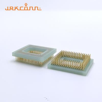 China Machined Pins PGA Socket Adapter Pin 1.27MM Pitch Length 7.43mm Gold - Plated for sale