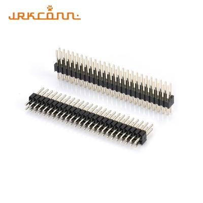 China 2X25P Pin Double Rows  Header Connectors 180Degree 2 Pin Female Header Connector for sale