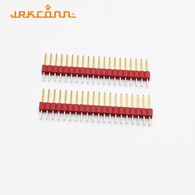 China Straight Single Row Pcb Connector Male Pin Header Dip Type Pcb Male Header for sale