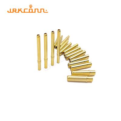 China Brass Contacts 17.8MM Screw Pin Contact Plug Female Pin For Connectors for sale