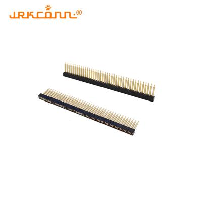 China Ronde gat pitch 2mm 180 graden Vrouwelijke Pin kop Connector Single Row kop Te koop