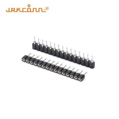 China Una sola fila 3AMP 2.54 mm Conector Hueco redondo femenino 15 pin encabezado femenino en venta