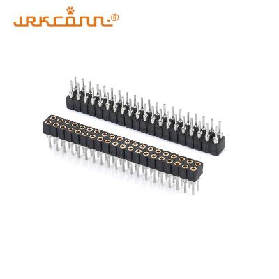 Chine 2X20 épingle 2mm PH connecteur d'épingle d'or plaqué en étain H3.0mm tête d'épingle verticale à vendre