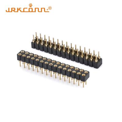 China Pinos redondos PPS 2.54mm Pitch Cabecera femenina Cabecera de PCB enchufe de enchufe de enchufe de enchufes aislante en venta