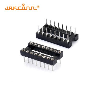 China Pitch 6 - 64 Pin Ic Socket Connectors Dip Machined Female Header Strip for sale