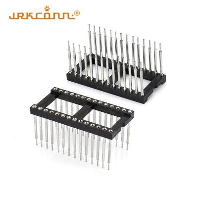 Cina Berillium Copper Female Header Ic Socket Connectors 180° per circuiti stampati in vendita