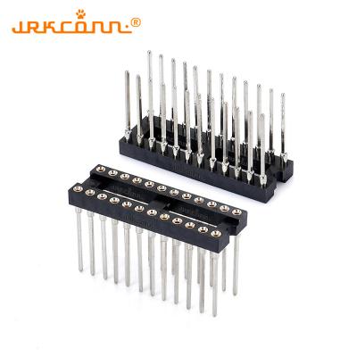 China 7.62mm Row Space Dip Ic Sockets Conector circular dual en línea Sockets IC para PCB en venta