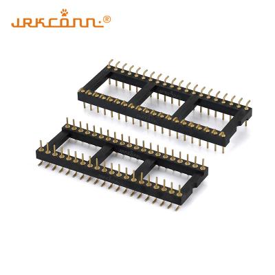 China Dos filas de SMD IC enchufes de superficie montaje PCB mecanizado 2,54 mm Pitch macho a cabeza masculina en venta