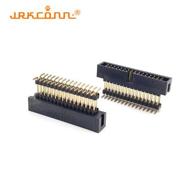 Κίνα SMT 2mm Pitch Pin Box Header Connectors Double Row Header Brass για PCB προς πώληση